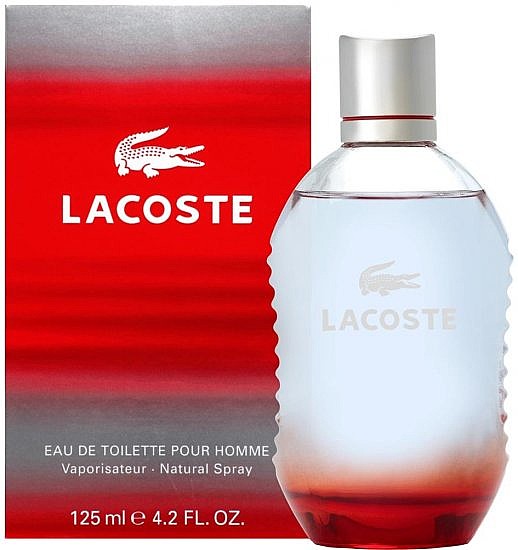 ���� ���� 125 �''� Lacoste Red �� �� ������ E.D.T