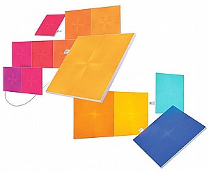 לוחות תאורה RGB חכמים Nanoleaf Canvas - צורת ריבוע - ערכת בסיס + ערכת הרחבה לוחות תאורה RGB חכמים Nanoleaf Canvas - צורת ריבוע - ערכת בסיס + ערכת הרחבה