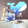 לוחות תאורה RGB חכמים Nanoleaf Canvas - צורת ריבוע - 4 יחידות - ערכת הרחבה