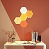 לוחות תאורה RGB חכמים Nanoleaf Shapes - צורת משושה - 9 יחידות - ערכת בסיס
