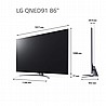 �������� QNED ���� 86 ����� LG 86QNED91VPA ��-�'�
