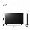 טלוויזיה חכמה 56אינץ' ברזולוציית 4K LG UHD, דגם: 65UR80006LJ
