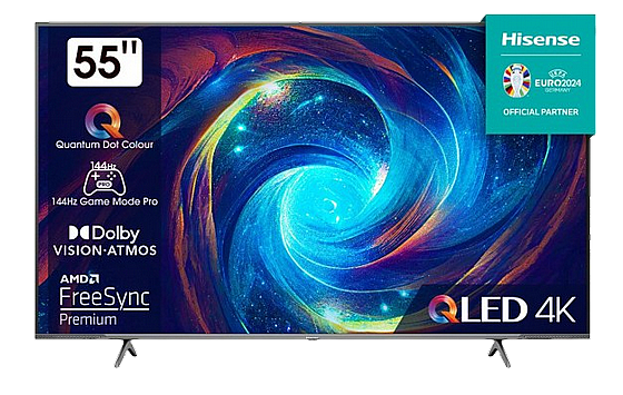 55E7KQ PRO QLED TV �������� ���� QLED  ������ 55" UHD 4K Smart TV