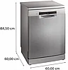 סדרה 4 מדיח כלים 60 cm דמוי נירוסטה – ללא סימני טביעות אצבע SMS4HCI19E