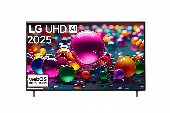 55UA80006LC  �������� ���� LG UHD AI UA80 4K ������� 55 ����', �HDR10 �-webOS25 �2025