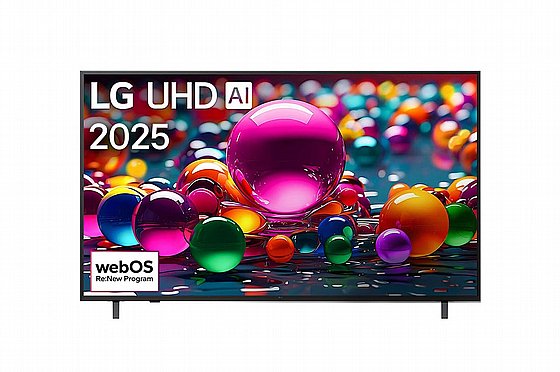  65UA80006LC  �������� ���� LG UHD AI UA80 4K ������� 65 ����', �HDR10 �-webOS25 �2025