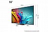 55QNED86T6A טלוויזיה חכמה LG QNED evo AI MiniLED QNED86 4K 120Hz בגודל 55 אינץ', עם AI Magic remote ו-webOS25 2025